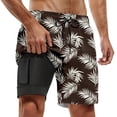 thumbnail image 1 of Men's Casual Shorts Mens Tennis Short Mens Apparel Shorts Quick Y Men Swim Shirt Baggy Cargo for Men Light Boy for Women Casual Set Denim Cargo Tall Athletic Brown 3XL, 1 of 4