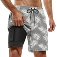 thumbnail image 1 of Men's Casual Shorts Mens Tennis Short Mens Apparel Shorts Quick Y Men Swim Shirt Baggy Cargo for Men Light Boy for Women Casual Set Denim Cargo Tall Athletic Grey 2XL, 1 of 4