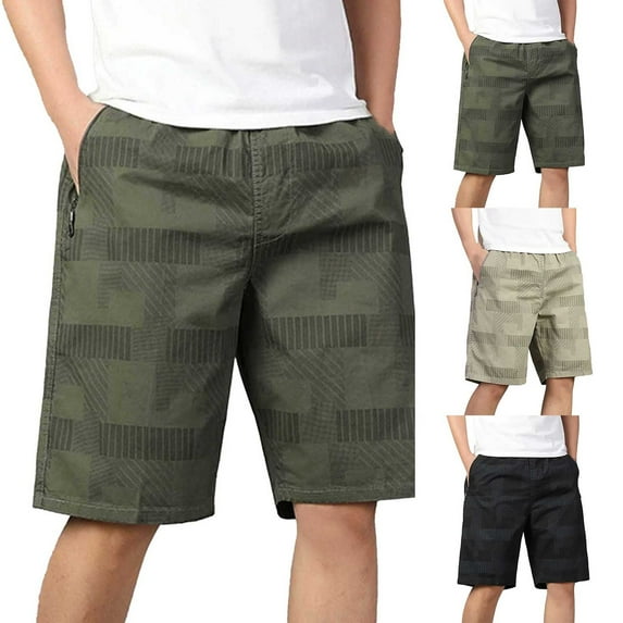 Men's Casual Shorts Mens Workout Athletic Shorts Hiking Shorts Lightweight Running Workout Gym Shorts Quick Dry Loose-Fit Athletic Shorts Outdoor Hiking Shorts with Pockets