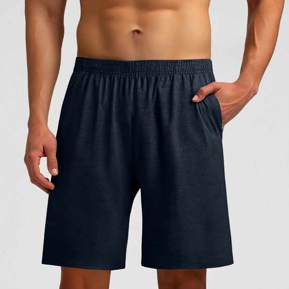 Men's Casual Shorts Outdoor And Home Loose Fit Comfortable Sleep Shorts With Elastic Waistband Ideal Spring Summer And Fall