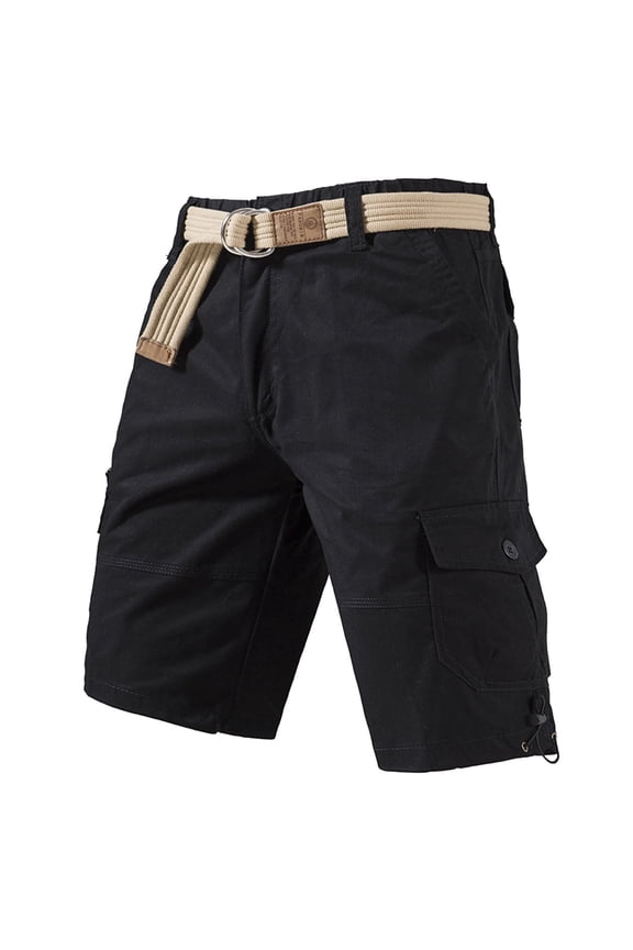 Men's Casual Shorts Outdoor Mens Button Short 10 Star Barbell Apparel Shorts Men under Cargo for Men Quick Shot Mens Beach Attire Surf Linen Suits Summer Straight Cargo Sports Black XL