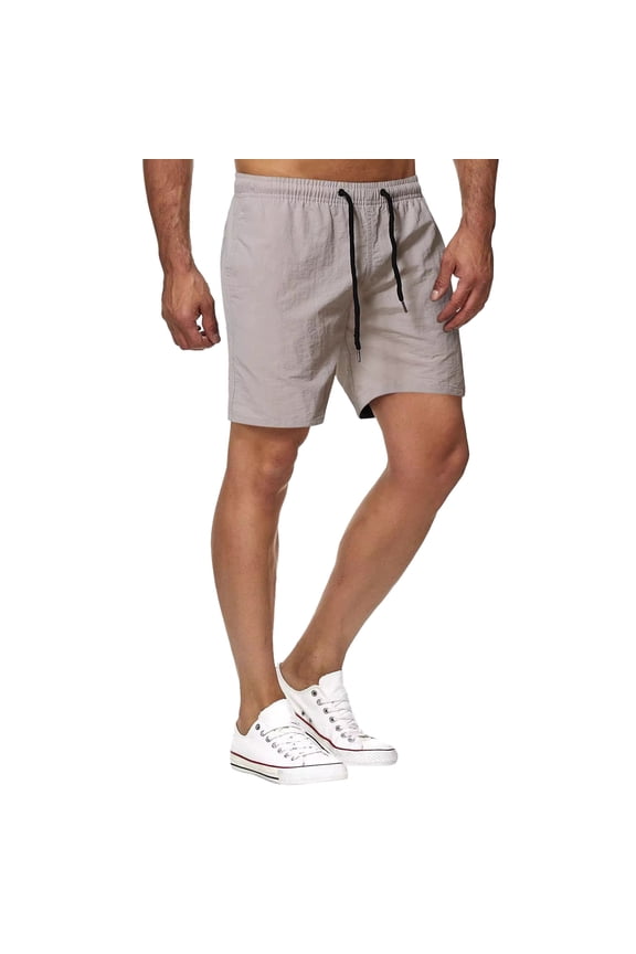 Men's Casual Shorts Parish Shorts 4 1 Active Men Cargo for Men Tennis Short Mens Workout Athletic with Liner Baggy Compression Basketball with Pockets Ma Grey 2XL