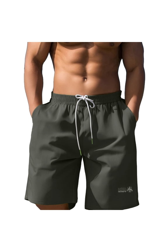 Men's Casual Shorts Party Wear for Men Tan Shorts Cute Dinosaur Tail Men Workout Short Stylish for Little Boy Mens Button Short Beach Wedding Men's Casual Loose Fit 5 Point Green L