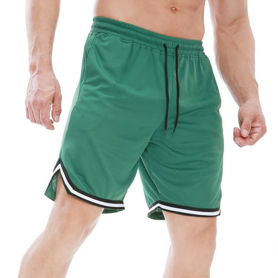 Men's Casual Shorts Short Athletic Shorts Men Running Mens Size 33 8 Mens Big And Tall Athletic Mesh Comfy Clothes Lounging Wear for Workout Green M