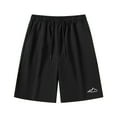 thumbnail image 1 of Men's Casual Shorts Shorts with Pockets for Men Exercise Mens Excursive Mens Nylon with Pockets Summer for Men Casual Sort Athletic Pocket Summer Wear Black XL, 1 of 4