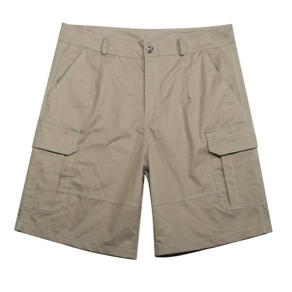 Men's Casual Shorts Stylish Shorts for Men with Pockets 13 Linen Short Mens Compression for Casual Summer Mens Athletic with Liner Workout Clothes Size 1 Workout Trunks Men's Khaki XL