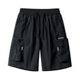 Men's Casual Shorts Summer Large Size Loose Breathable Thin Pocket Work