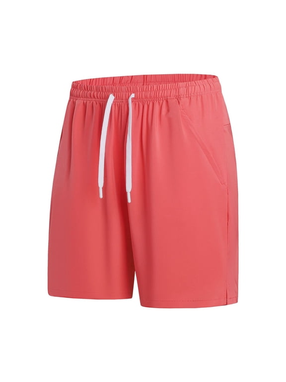 Men's Casual Shorts Twill Shorts for Men Athletic Wear for Men Designer Mens Summer Home Surf Basketball Pack Man Clothes Threads plus Size Watermelon Red XL
