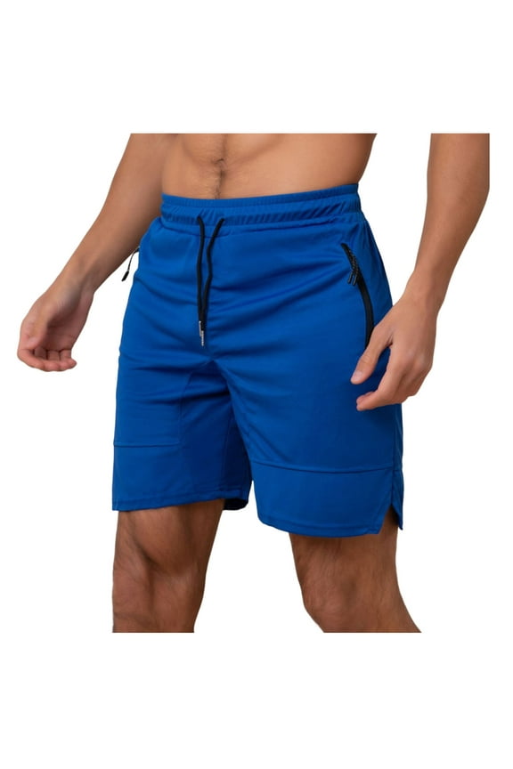 Men's Casual Shorts Warm And Tote Sports Shorts Purse Sleepers Parish Mens Button Short Foam Star Elastic for Men Casual Set Little Boy Mens Active Male Summer Solid Color Tie Suit Blue M