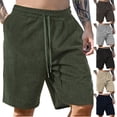 thumbnail image 1 of Men's Casual Shorts - Workout Black Quick Dry Basketball Shorts Men Lightweight Sports Gym Shorts Quick Dry Athletic Workout Gym Shorts for Running Casual Activewear, 1 of 8