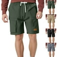 thumbnail image 1 of Men's Casual Shorts - Workout Shorts Men Casual Running Casual Work Flat Front Shorts Men Fashion Sports Shorts Mens Gym Shorts with Pockets, 1 of 9