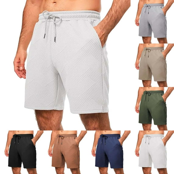 Men's Casual Shorts - Workout Shorts Men Casual Running Men's Summer Beach Shorts Quick Dry Loose-Fit Athletic Shorts Mens Gym Shorts with Pockets