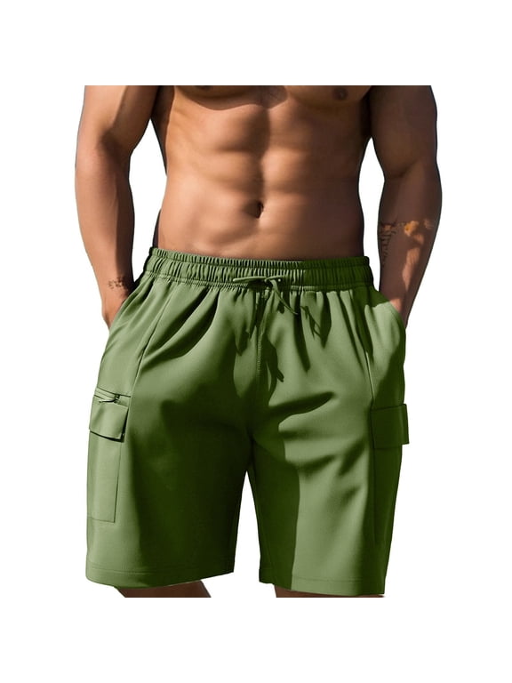 Men's Casual Shorts Workout Shorts Running Men Basketball Athletic Fit Men Sweat Pant like A Glove Smart Threads Pool for Workout Mens Toe Summer Men's Green 3XL