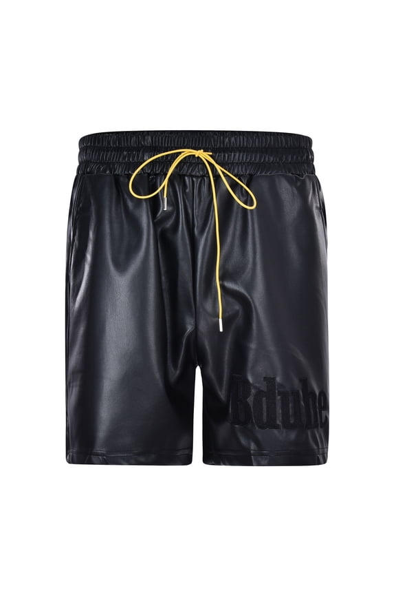 Men's Casual Shorts Workout Trunks Shorts Y Fit for Men Athletic Little Boy Cool Men Little Fuzzy Stretch Qualifier 2 in 1 Workout Short for Memory Foam Men's PU Leather Zipper Black 2XL