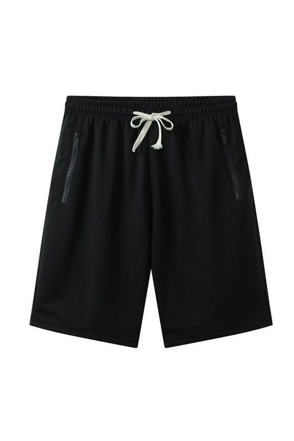 Men's Casual Shorts for Everyday Comfort and Style, Lightweight Summer Bottoms for Outdoor Activities and Relaxing at Home, Black, [Size]