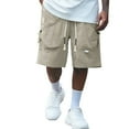thumbnail image 1 of Men's Casual Shorts for Summer Lightweight Sports Wear Comfortable Quarter Pants Breathable Fabric Versatile Everyday Clothing, 1 of 2