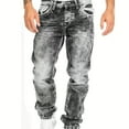 thumbnail image 1 of Men‘s Casual Skinny Jeans  Chic Street Style Stretch Jeans, 1 of 7