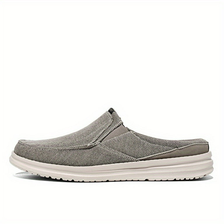 Open back canvas shoes discount