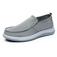 thumbnail image 1 of Men's Casual Slip On Sneakers Canvas Comfortable Breathable Outdoor Non-Slip Durable Shoes Gray 9 US, 1 of 7