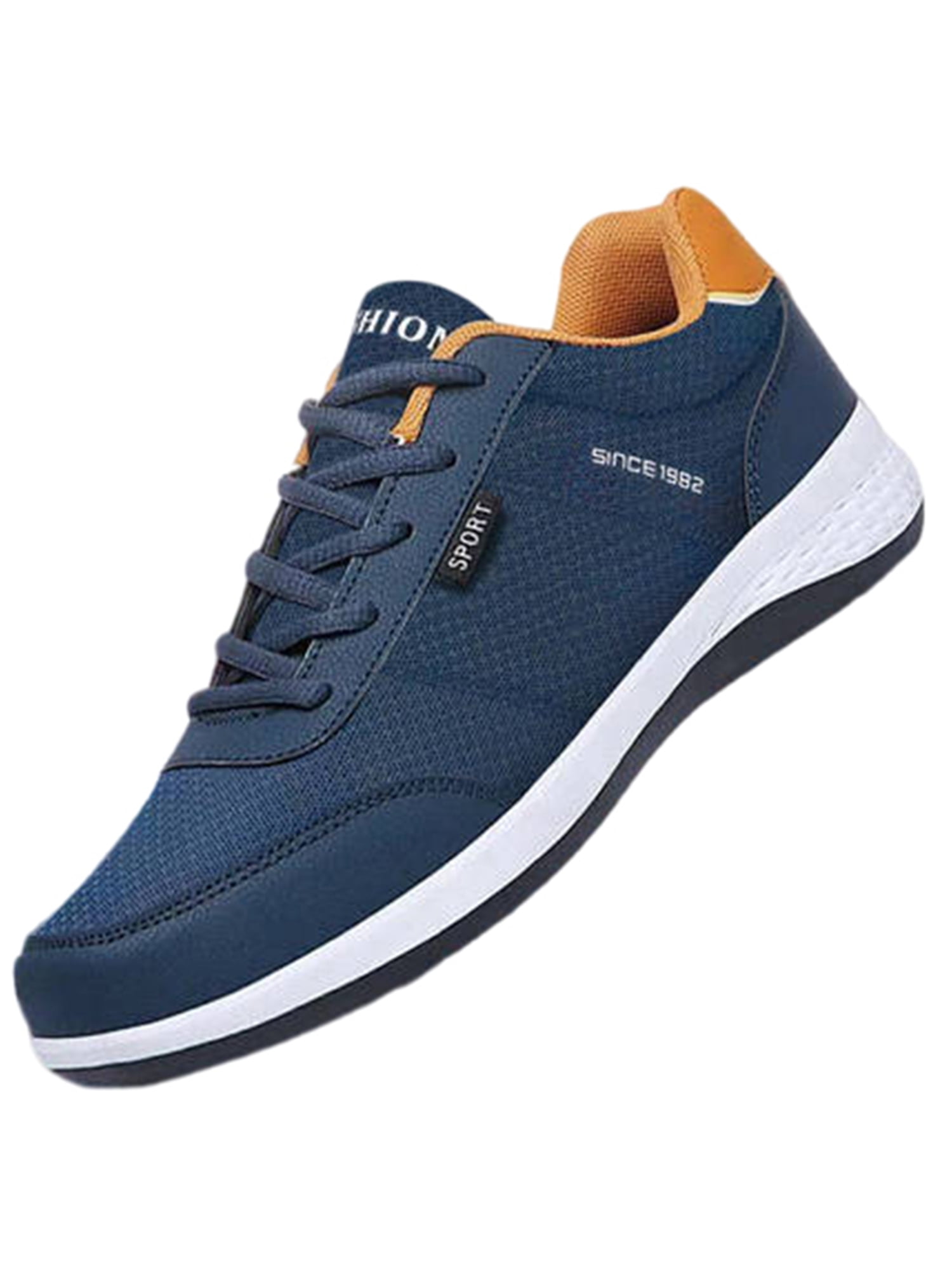 Men's Casual Sneakers Fashion Mesh Breathable Lightweight Shoes for
