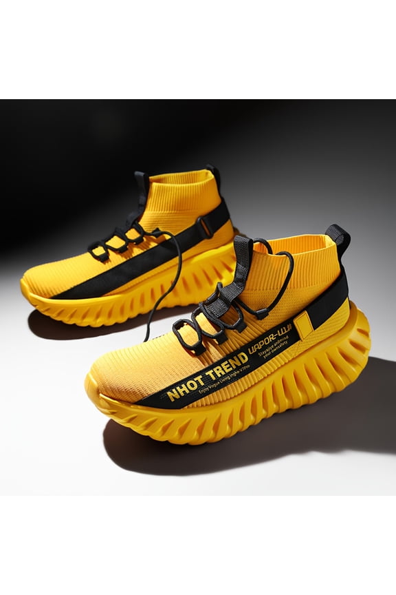 Men's Casual Sneakers • High-Quality Mid-Top Sneakers • Couple Shoes • Fashion Vintage Minimalist Thick-Soled Height-Increasing Dad Shoes • Road Indoor Outdoor Running Shoes • Shock-Absorbing