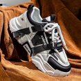 thumbnail image 1 of Men's Casual Sneakers, Multi-color Spliced PU Upper. Lace-up. Low-top. Bread Shoe Style. Suitable for All Seasons. Ideal for: Hiking, Traveling, Sports, Outdoor Activities, Streetwear, Skateboarding, 1 of 9
