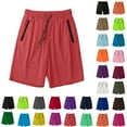 thumbnail image 1 of Men's Casual Sports Quick Dry Workout Running or Gym Training Short with Zipper PocketsUp to 65% off!, 1 of 6