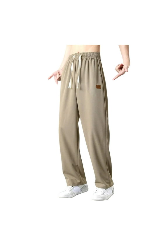 Men's Casual Stretch Pants Lightweight Thin Glidepants Unisex Pull On Comfortable Beva Wear Trousers For Everyday Pants Mens Fashion Joggers Sports Pants Trousers Mens Long Pants