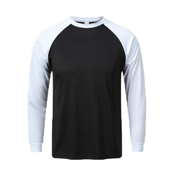 Men's Casual Stylish Athletic Long Sleeve Sports T-Shirt Breathable Activewear Top for Performance and Comfort