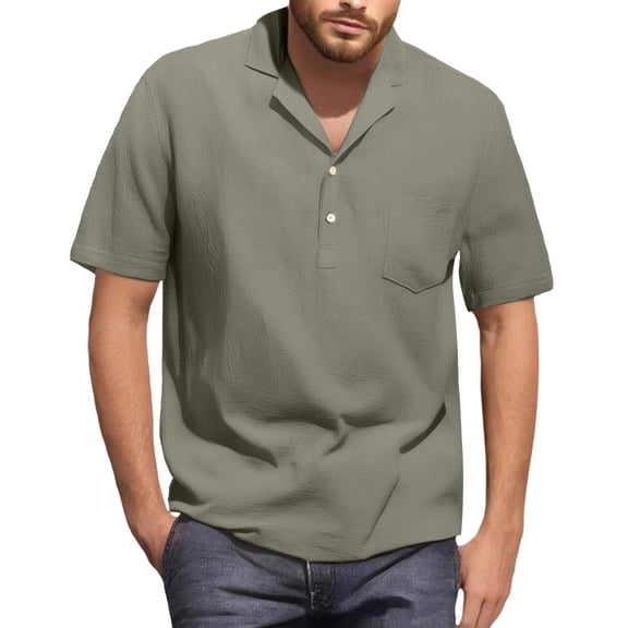 Men's Casual Summer Short Sleeve T-Shirts Stylish Comfortable Tops for Everyday Wear for Spring Fashion