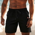 thumbnail image 1 of Men's Casual Sweat Shorts 7 Inch, Elastic Waist Drawstring Gym Shorts with Zipper Pockets, Soft Breathable Workout & Lounge Shorts Black, 1 of 9