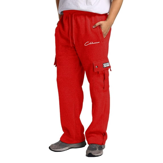 Men's Casual Sweatpants Loose Fit Running Trousers with Drawstring Waist Solid Color Comfortable Pocket Design for Fitness and Daily Wear Mens Beach Pants Trousers Vacation Cargo Pants