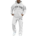 thumbnail image 1 of Men's Casual Sweatsuit 2 Piece Athletic Sweatsuit Full Zip Jogging Long Sleeve Casual Sports Outfits Athletic Tracksuit Outfits, 1 of 4