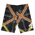 thumbnail image 1 of Men's Casual Swim Trunks Quick Dry Printed Summer Beach Shorts Drawstring with Elastic Waist and Pockets Mens Bañador, 1 of 6