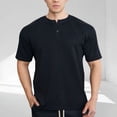 thumbnail image 1 of Men's Casual T-Shirt， Short Sleeve Round Neck Shirt， Solid Color Activewear Top for Everyday Wear, 1 of 6