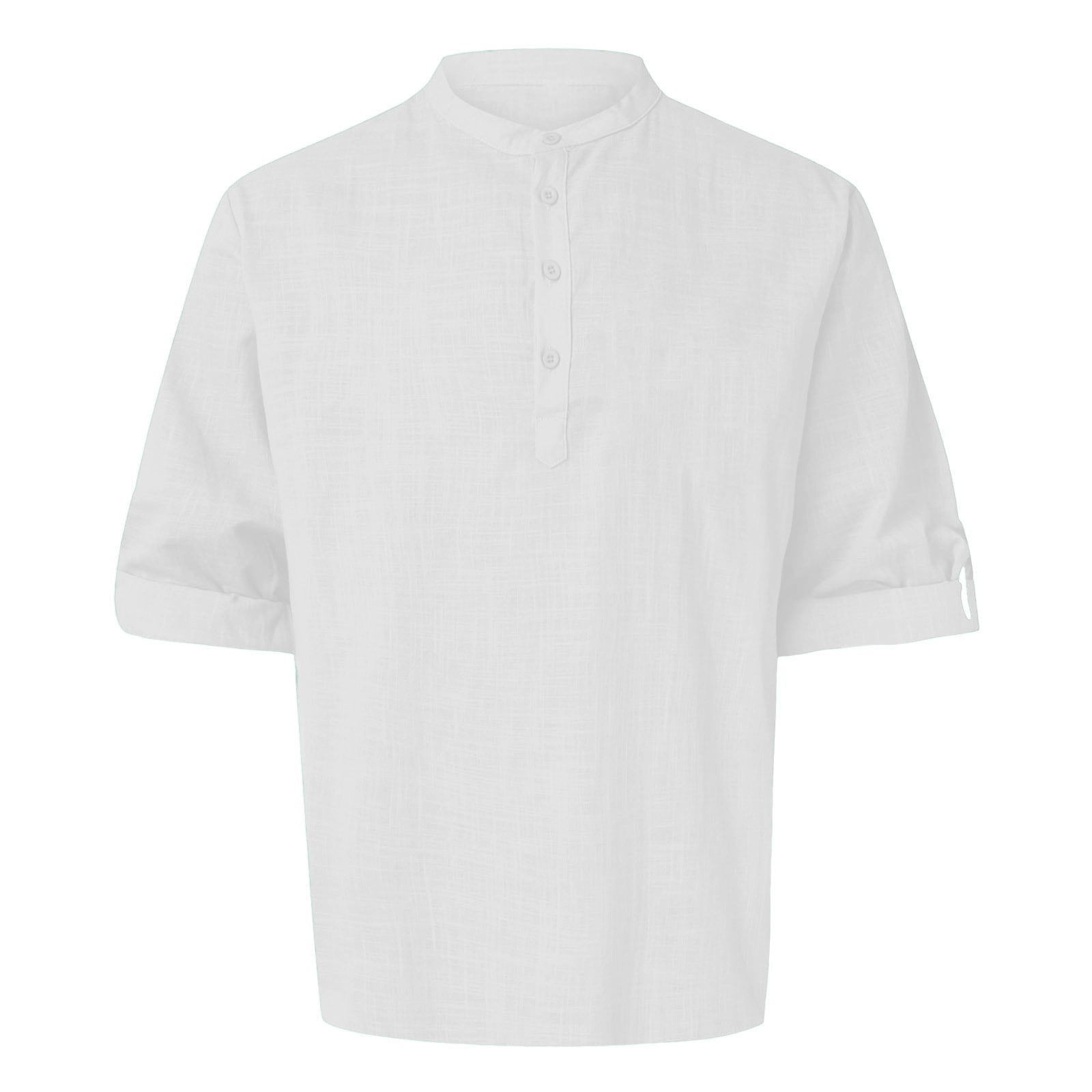 Men's Casual T-Shirts Lightweight Summer Shirts for Everyday Wear Stylish Comfortable Short Sleeve Tops for Men Mens T-Shirts Crew Neck White V Cotton Graphic