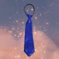 thumbnail image 1 of Men's Casual Tie Sequin Tie Dance Performance Stage Performance Sequin Tie Men Girls Casual Sequin Tie Zipper Adjustable Tie Clip on Bow Ties for Men Christmas Bow Ties for Boys Womens Reversible Tied, 1 of 4