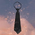 thumbnail image 1 of Men's Casual Tie Sequin Tie Dance Performance Stage Performance Sequin Tie Men Girls Casual Sequin Tie Zipper Adjustable Tie Clip on Bow Ties for Men Christmas Bow Ties for Boys Womens Reversible Tied, 1 of 4
