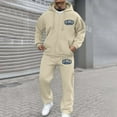 thumbnail image 1 of Men's Casual Tracksuit Sweatsuit Jogging Suits Full Zip Jacket Pants Outfits Athletic Jogging Fall Winter Tracksuit, 1 of 5