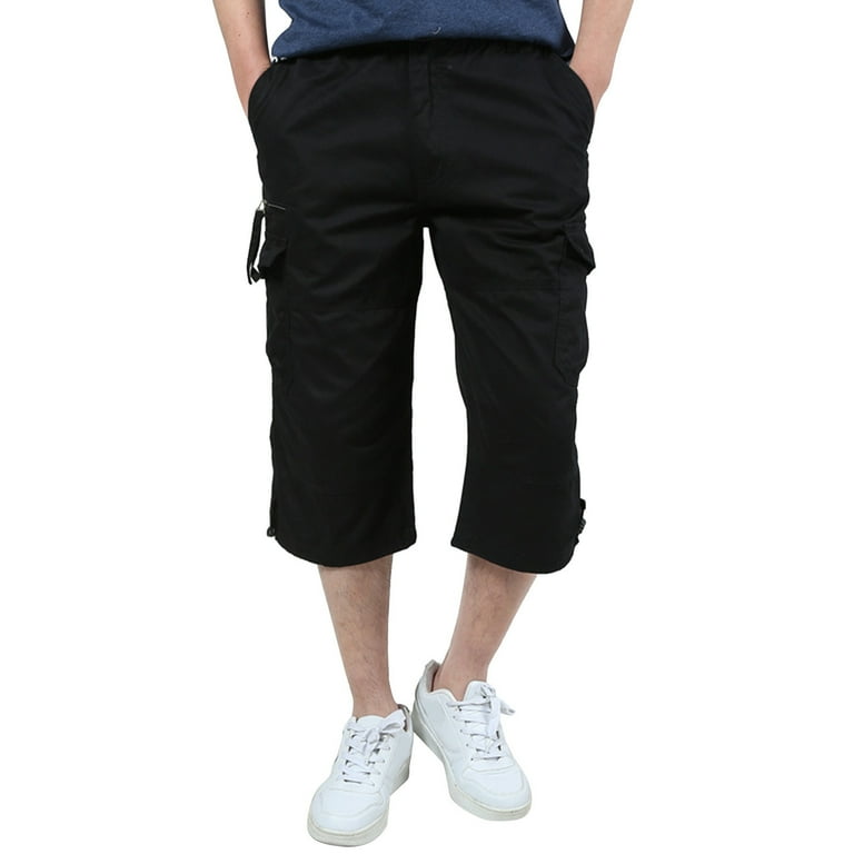 Answer4　3Pocket Short Pants Amazon.com: Men's 3/4 Capri Cargo Pants Outdoor Hiking