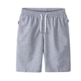 thumbnail image 1 of Men's Casual Waffle Shorts Regular Fit Fixed Waist Water Friendly Active Hybrid Cargo Shorts Breathable Fabric Ideal for Outdoor Adventures (GY1, 6XL), 1 of 4