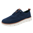 thumbnail image 1 of Men's Casual Walking Sneakers - Breathable Knit Upper Shoes with Quick-Lace Elastic System, 1 of 6