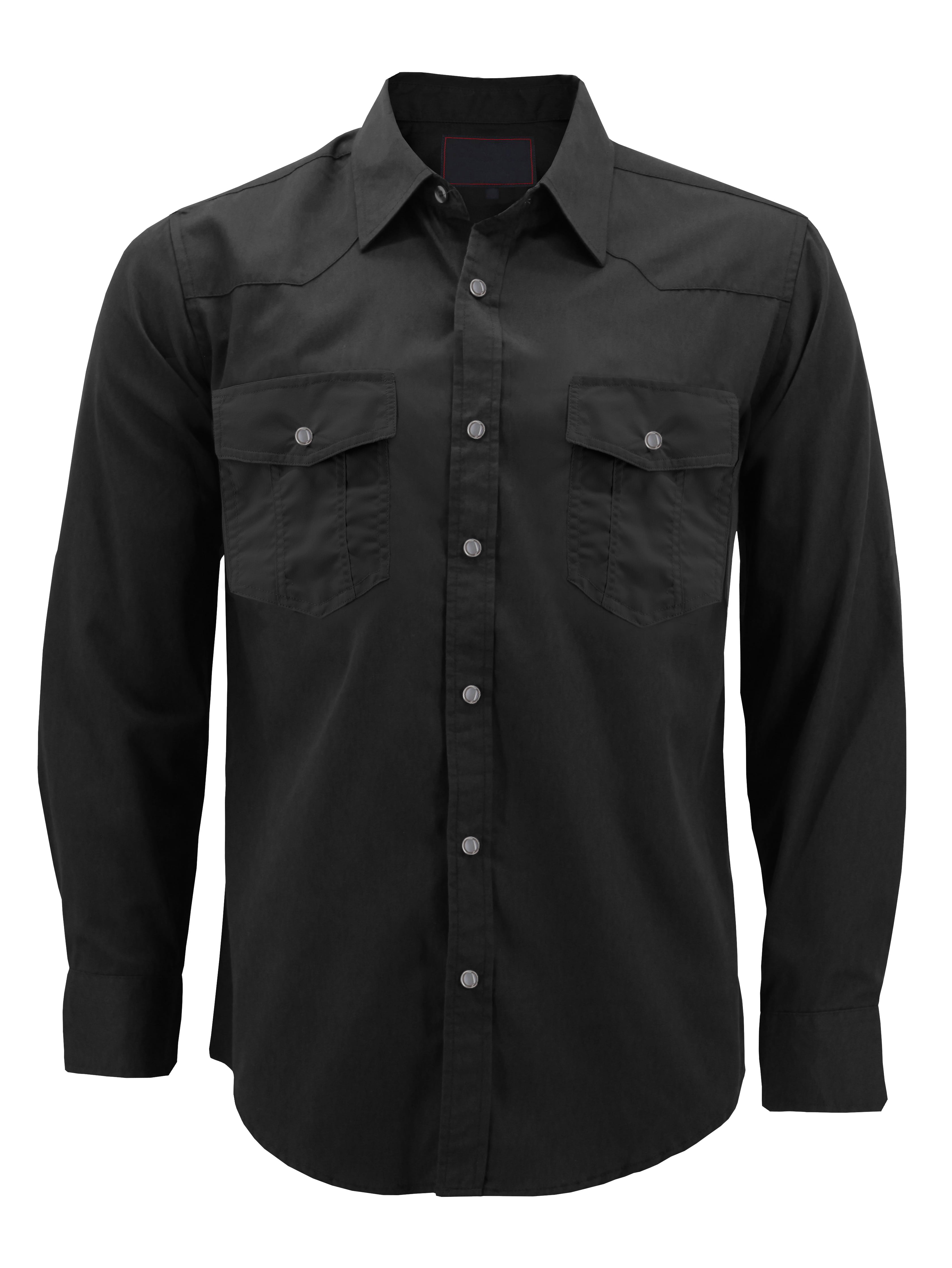 mens black button up shirt near me