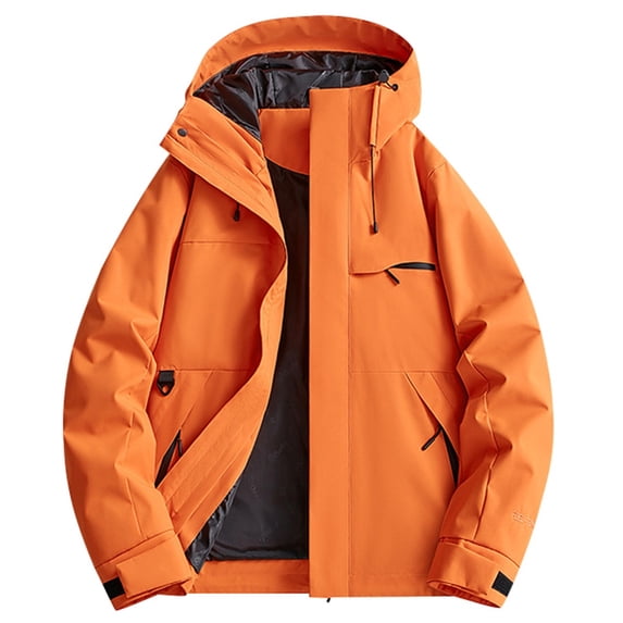 Men's Casual Windproof Jacket Autumn Winter Lightweight Outerwear For Daily Wear