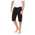 thumbnail image 1 of Men’s Casual Work Shorts 100% Cotton Twill Cargo Shorts with Multi Pockets, 1 of 6