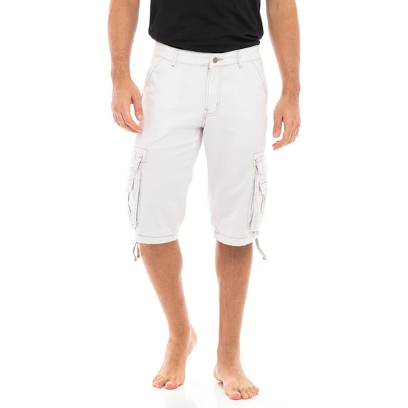 Men’s Casual Work Shorts 100% Cotton Twill Cargo Shorts with Multi Pockets