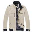 thumbnail image 1 of Men's Casual Zipper Jacket Lightweight Comfortable Outdoor Cardigan Sweater for Daily Wear, 1 of 1
