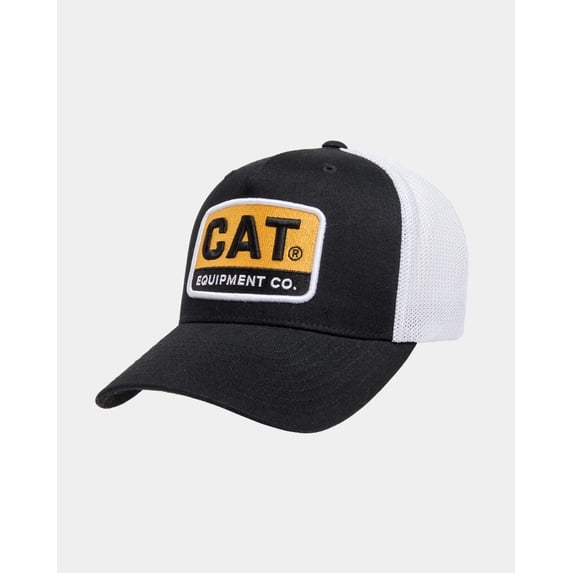 Caterpillar Workwear Equipment 110 100% Cotton Baseball Cap, Men's, Black, 1 Count