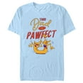 thumbnail image 1 of Men's Catdog This Dad is Pawfect  Graphic Tee Light Blue 2X Large, 1 of 4