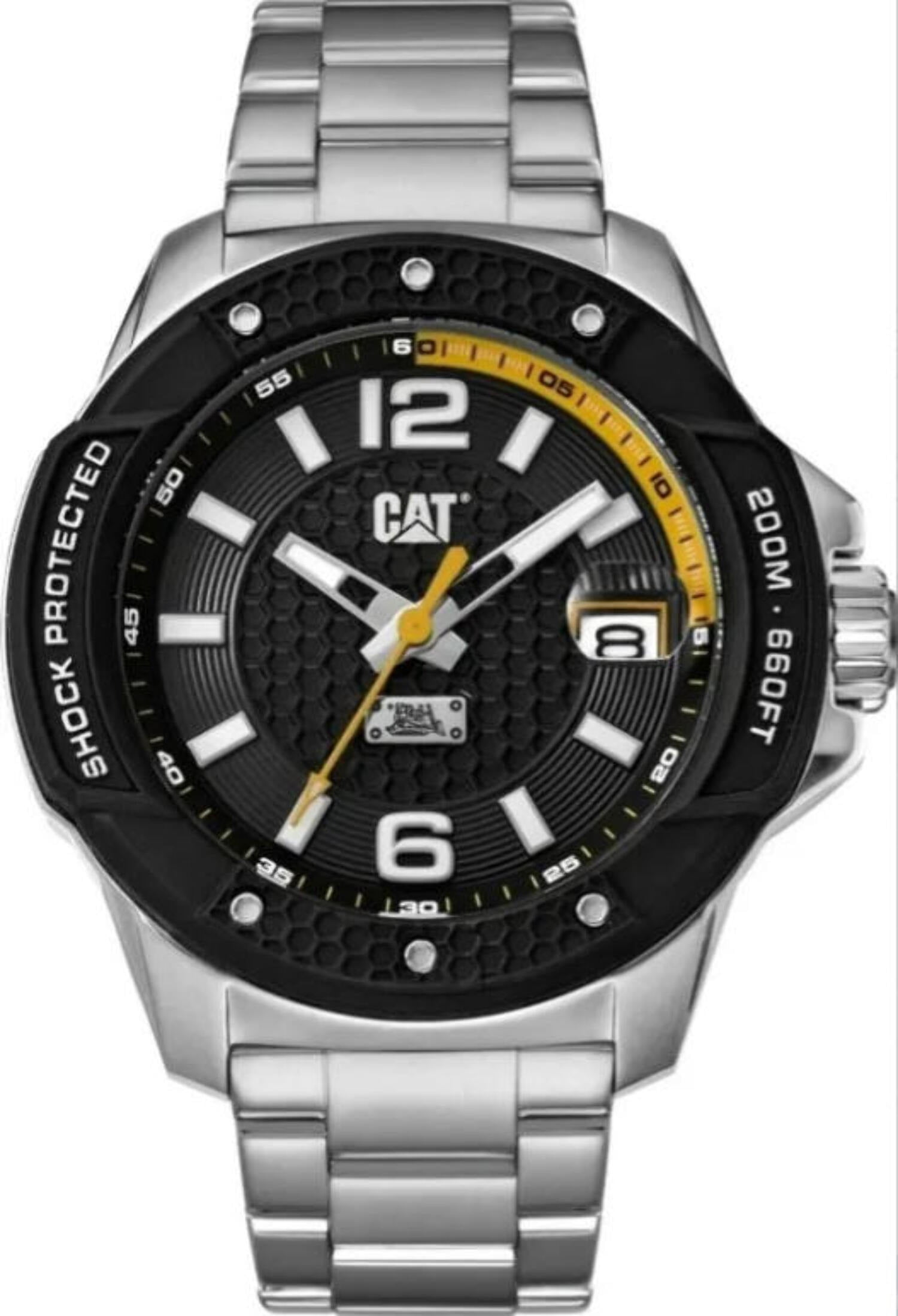 Men's Caterpillar CAT Shockmaster Stainless Steel Watch SJ14111131